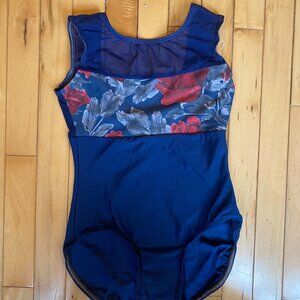 Blue Patterned LuckyLeo Leotard